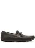 Ferragamo Gancini horse-bit driver loafers - Brown