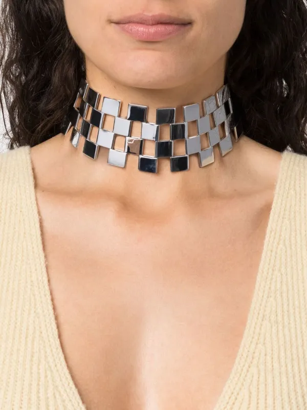 Jil Sander cut-out Detail Choker 