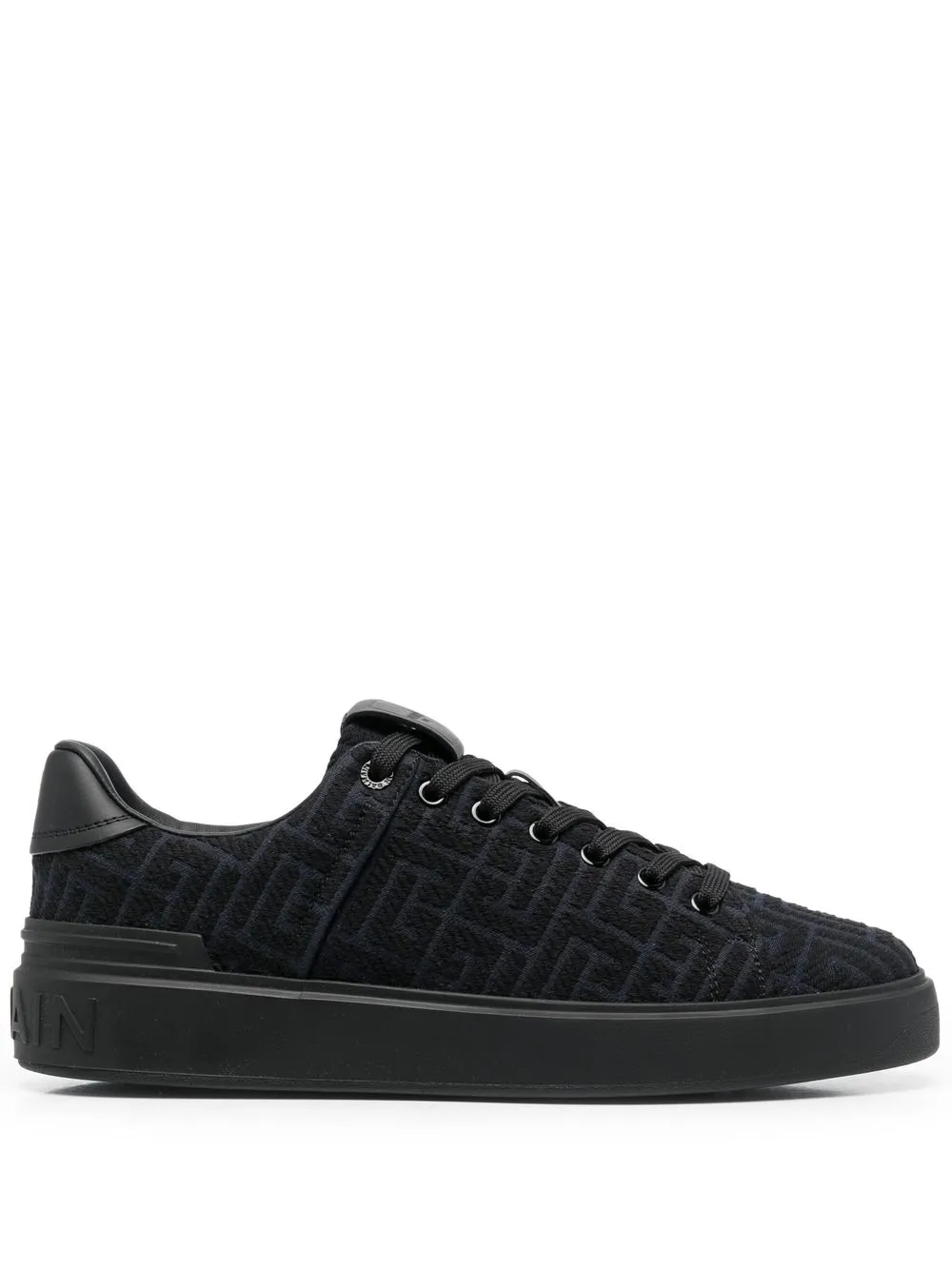 

Balmain B-Court monogram sneakers - Blue