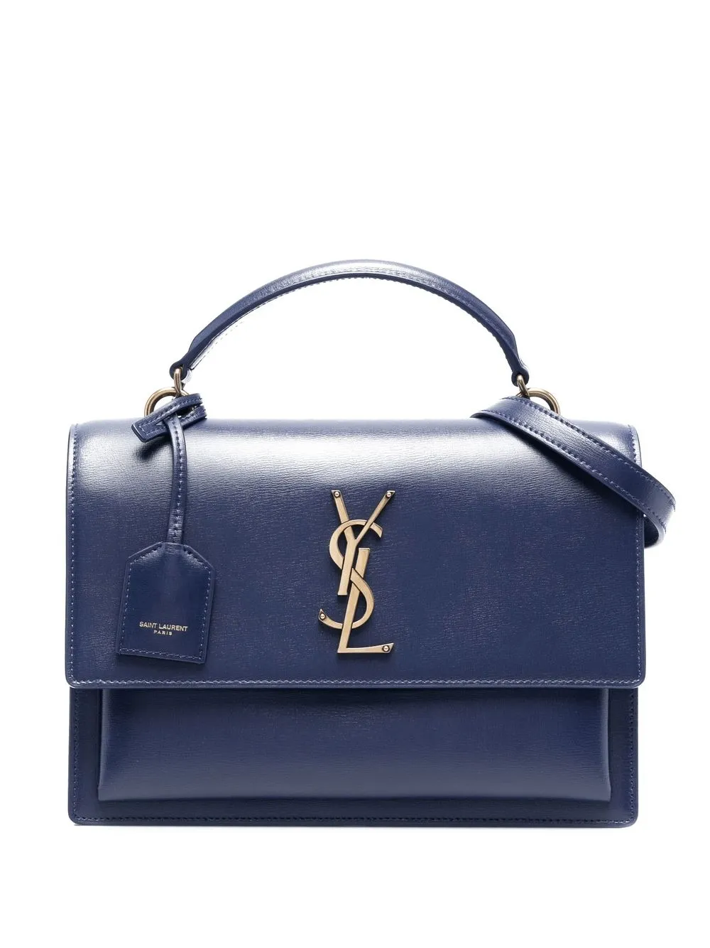 

Saint Laurent bolsa de hombro mediana - Azul