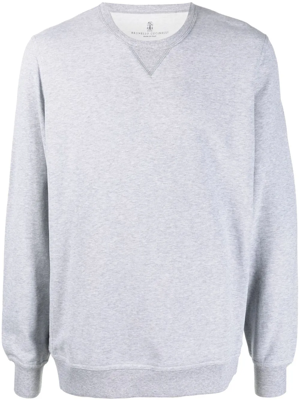 

Brunello Cucinelli sudadera con cuello redondo - Gris