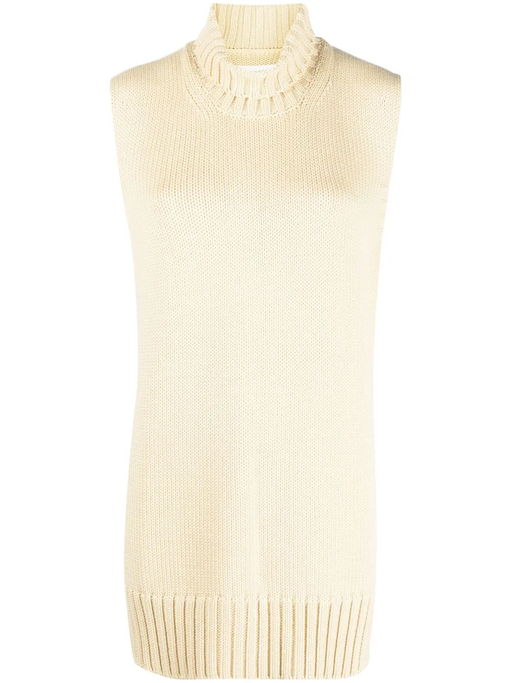 

Jil Sander chunky-knit sleeveless jumper - Neutrals