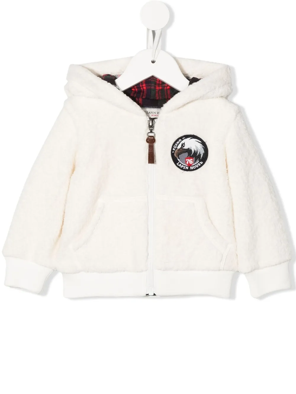 

Lapin House hoodie con parche del logo - Blanco