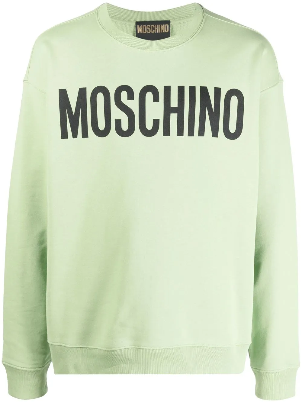 

Moschino suéter con logo estampado - Verde