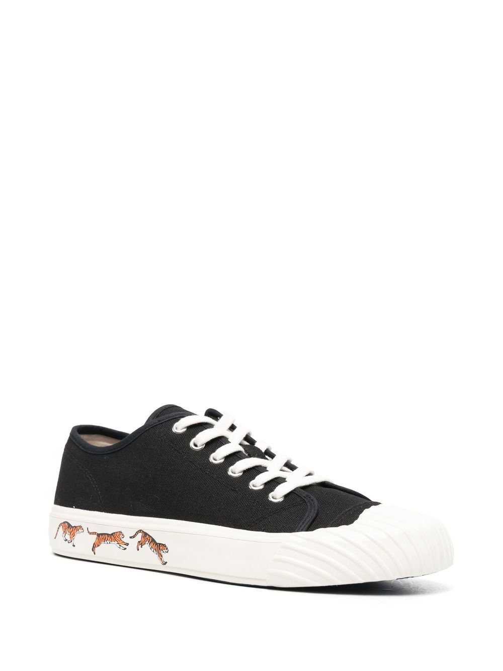 Shop Kenzo School Low-top Sneakers In Schwarz