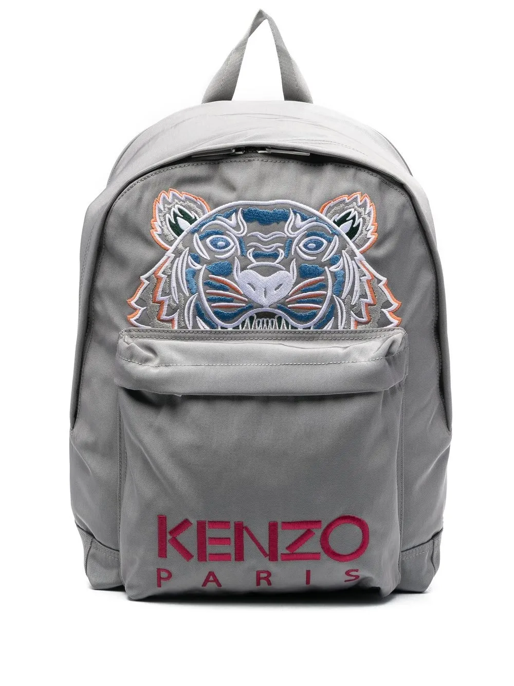 

Kenzo mochila con logo bordado - Gris