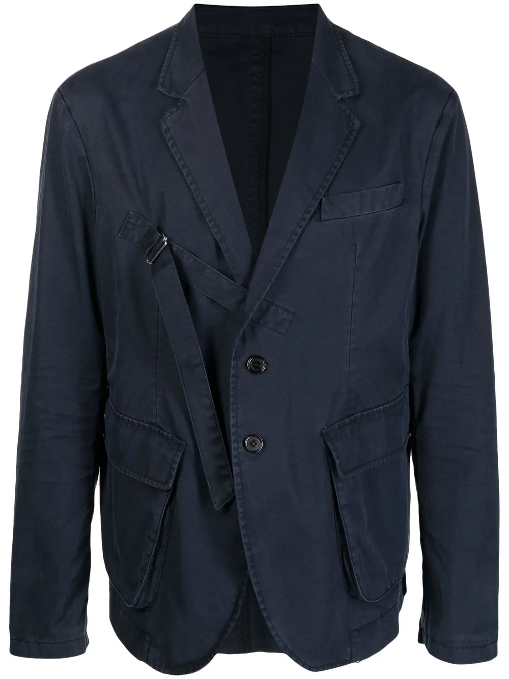 

Dsquared2 blazer con botones y bolsillo de parche - Azul