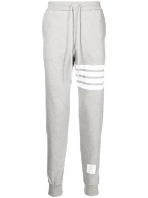 Shiny Monogram Cropped Jogging Trousers - Luxury White