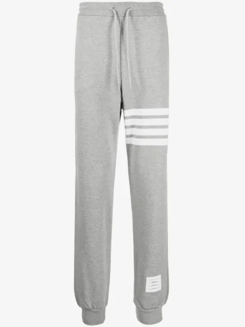 Thom Browne pantalon de jogging à détails 4 bandes signature