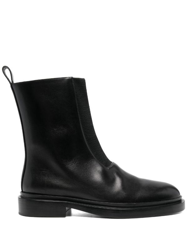 Jil Sander Chunky Leather Boots - Farfetch
