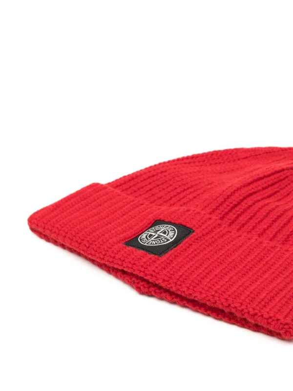 Lacoste logo-patch Wool Beanie - Farfetch