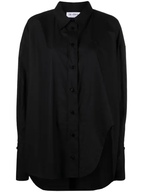 The Attico Diana asymmetric button-up shirt