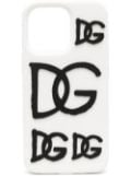 Dolce & Gabbana logo-print iPhone 13 Pro case - White