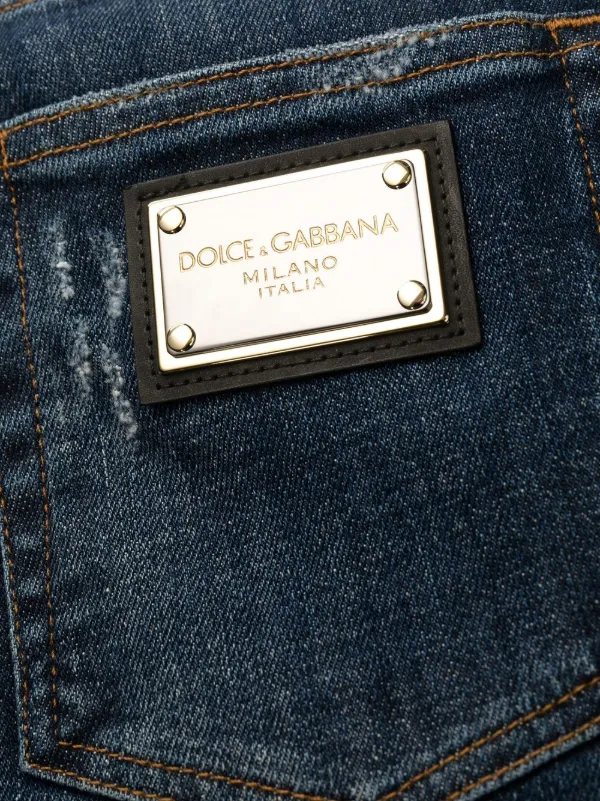 Vaarwel Samenstelling Geldschieter Dolce & Gabbana straight-leg Denim Jeans - Farfetch