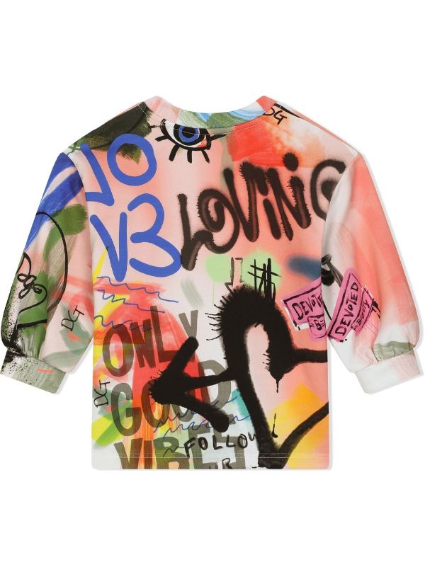 Off-White graffiti-print short-sleeved Shirt - Farfetch