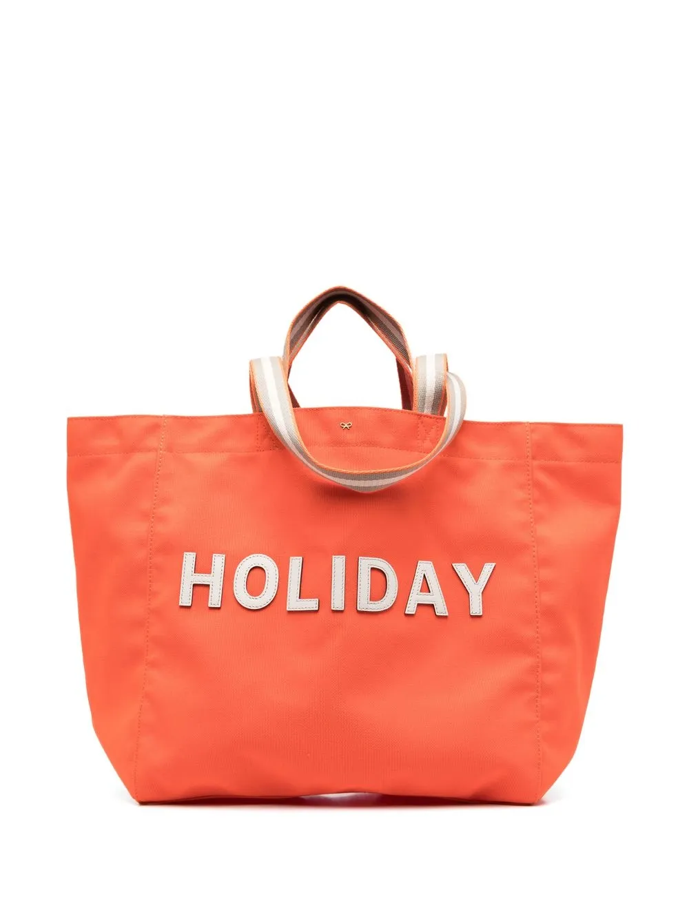 

Anya Hindmarch Holiday recycled canvas tote bag - Orange
