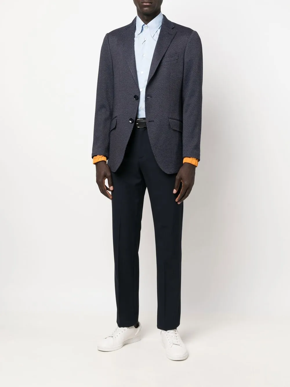 ETRO Overhemd met geborduurd logo - Blauw