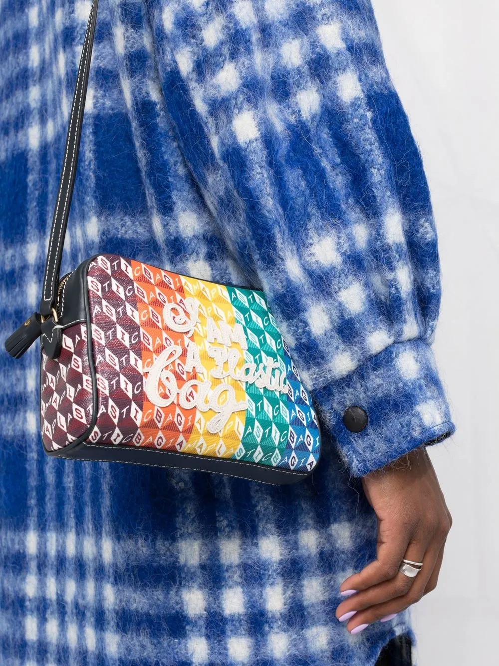 Anya Hindmarch I Am A Plastic Bag Crossbody Bag In Multicolor ModeSens