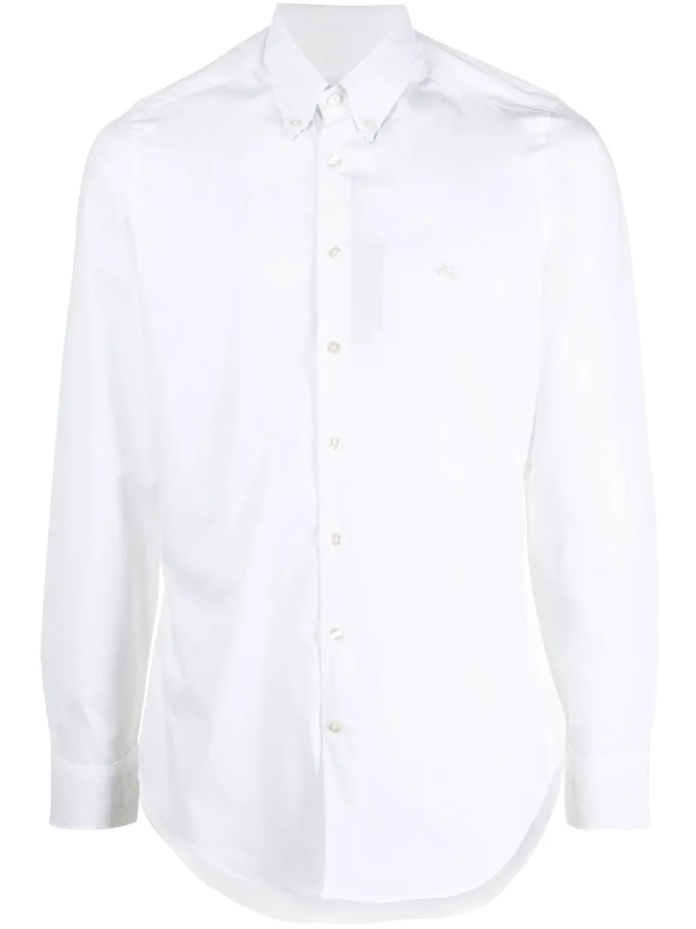 

ETRO camisa ajustada con botones - Blanco