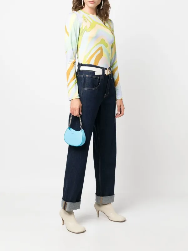 Lanvin Curved Mini Bag - Blue