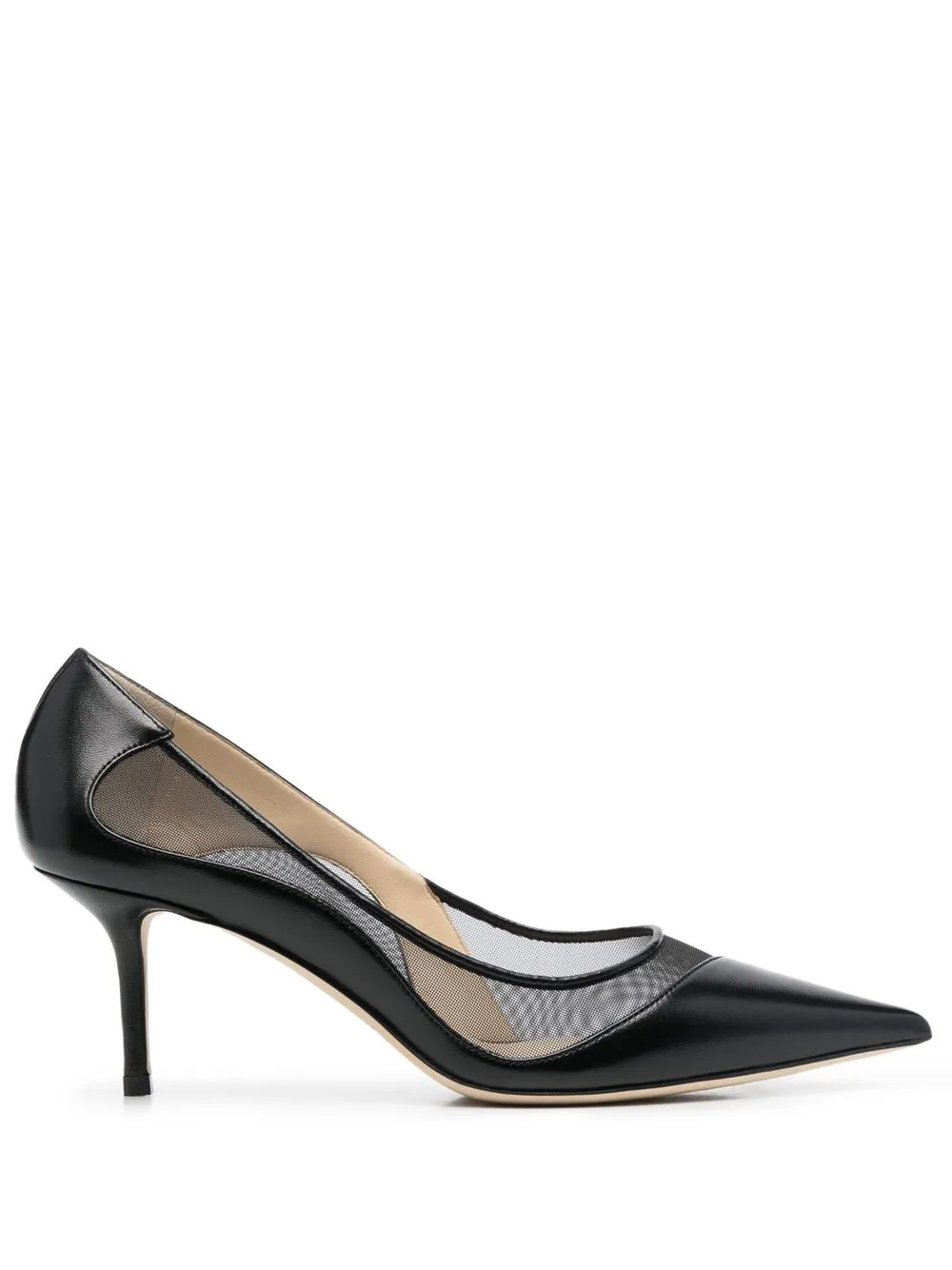 

Jimmy Choo zapatillas Love con malla a panales - Negro