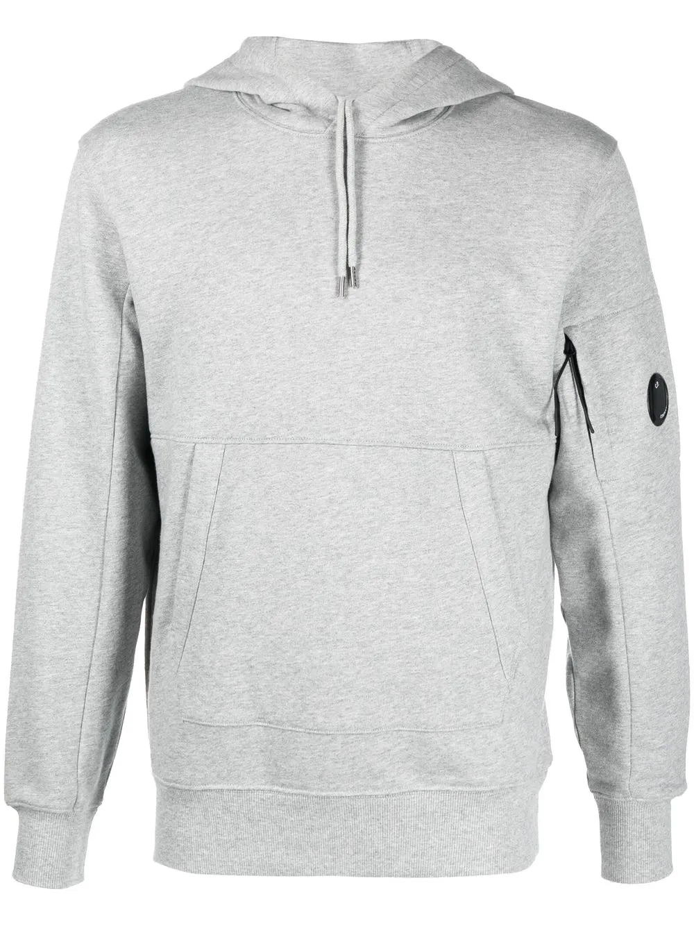 

C.P. Company hoodie con logo y cordones - Gris