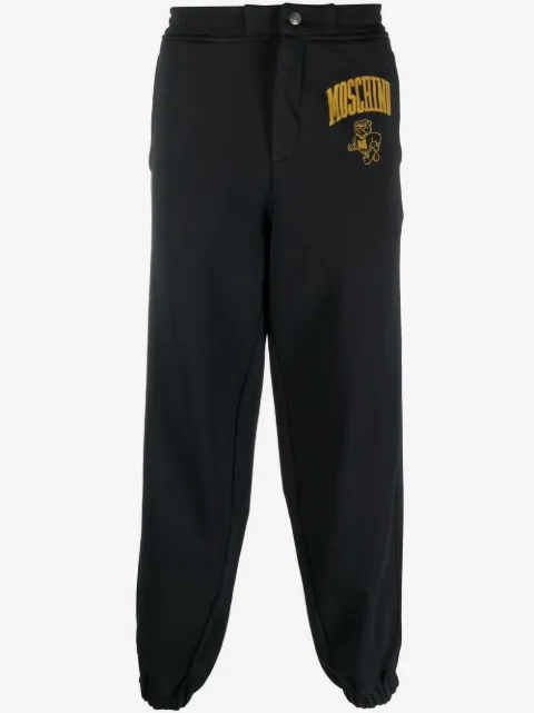 Moschino logo-print cotton sweatpants