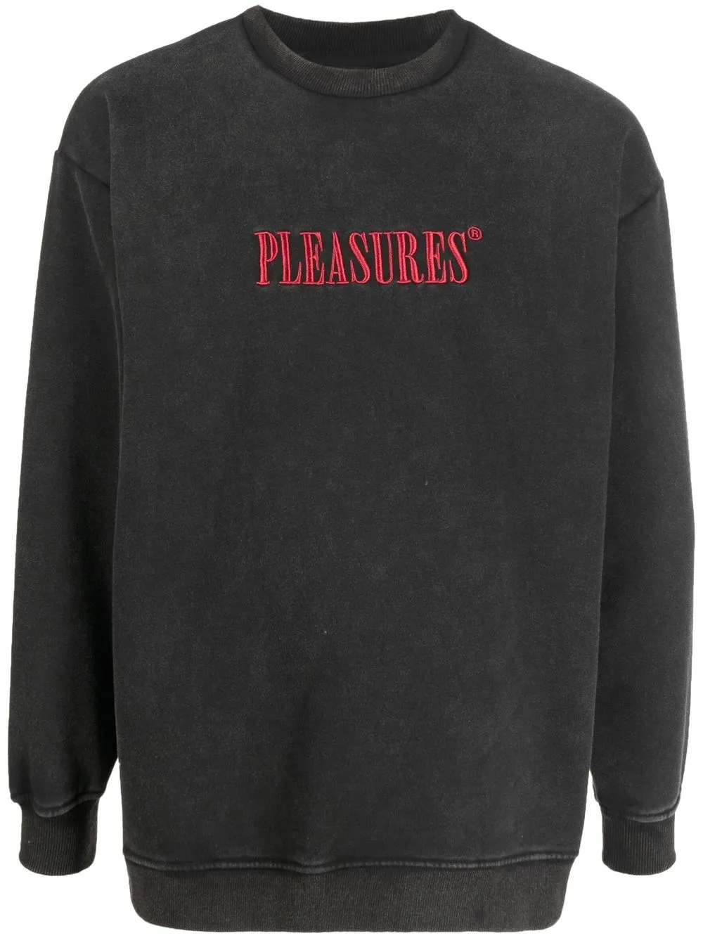 

Pleasures sudadera con logo bordado - Negro