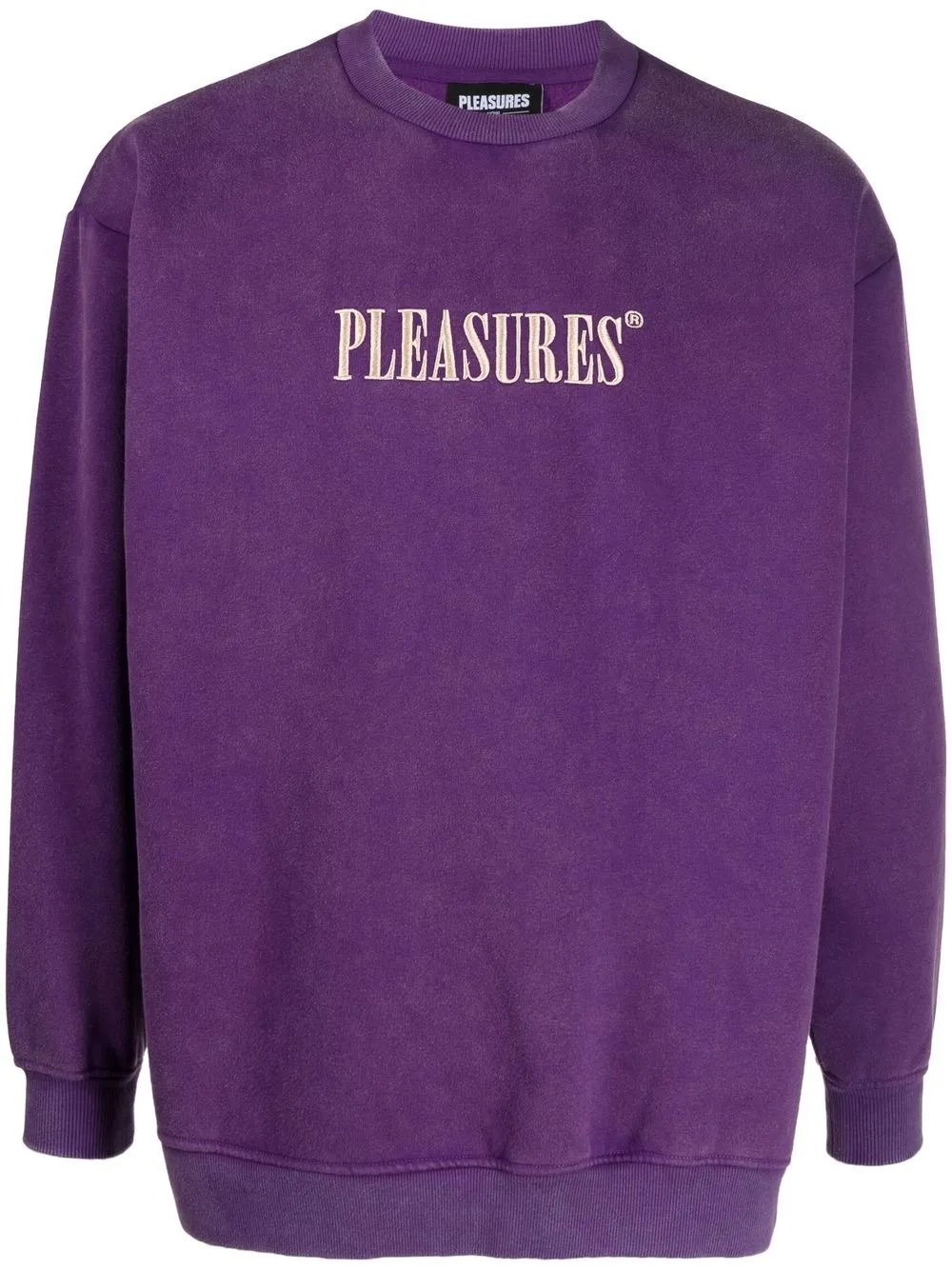 

Pleasures chest-logo crew-neck T-shirt - Purple