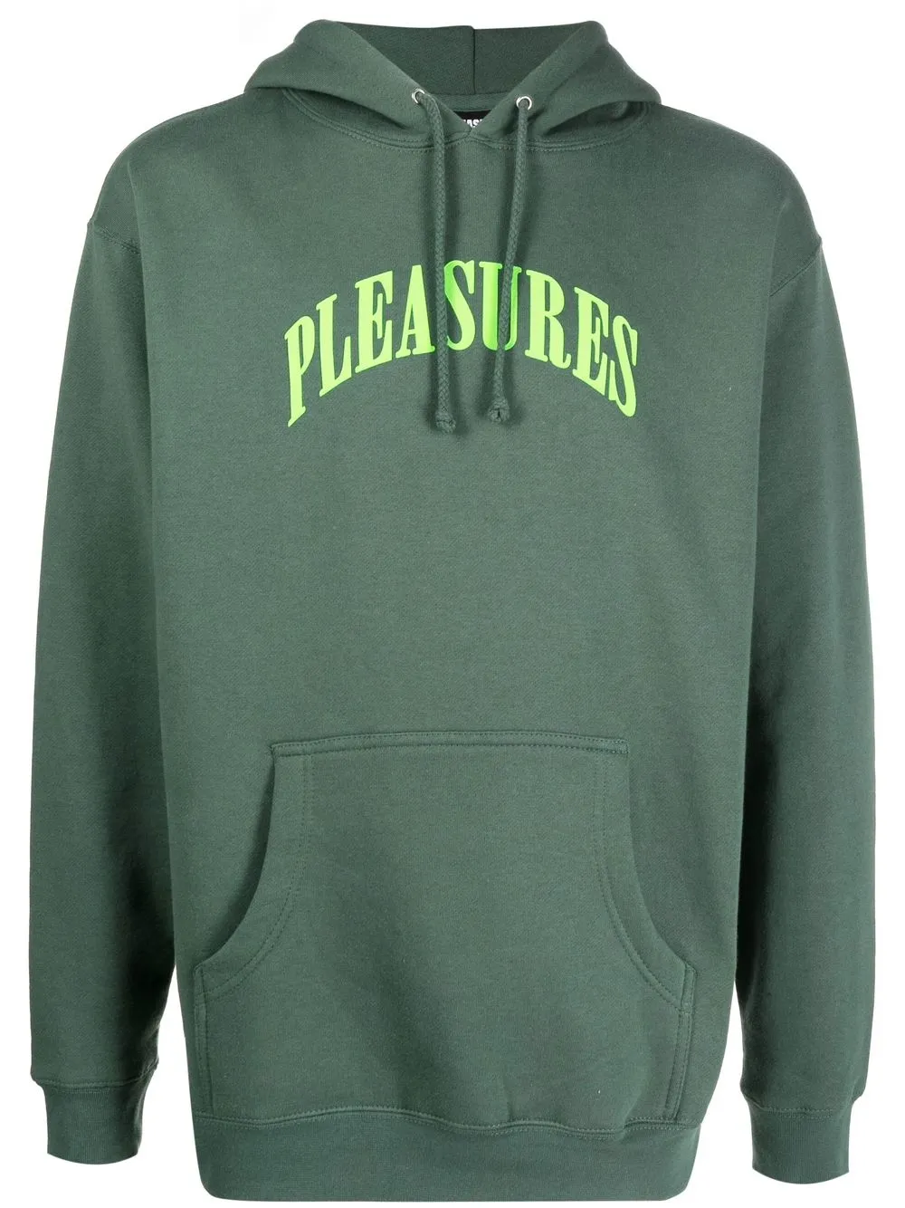 

Pleasures hoodie con logo estampado - Verde