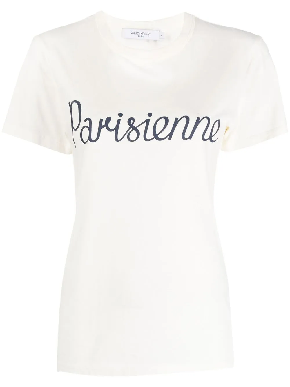 

Maison Kitsuné Parisienne Classic short-sleeve T-shirt - Neutrals