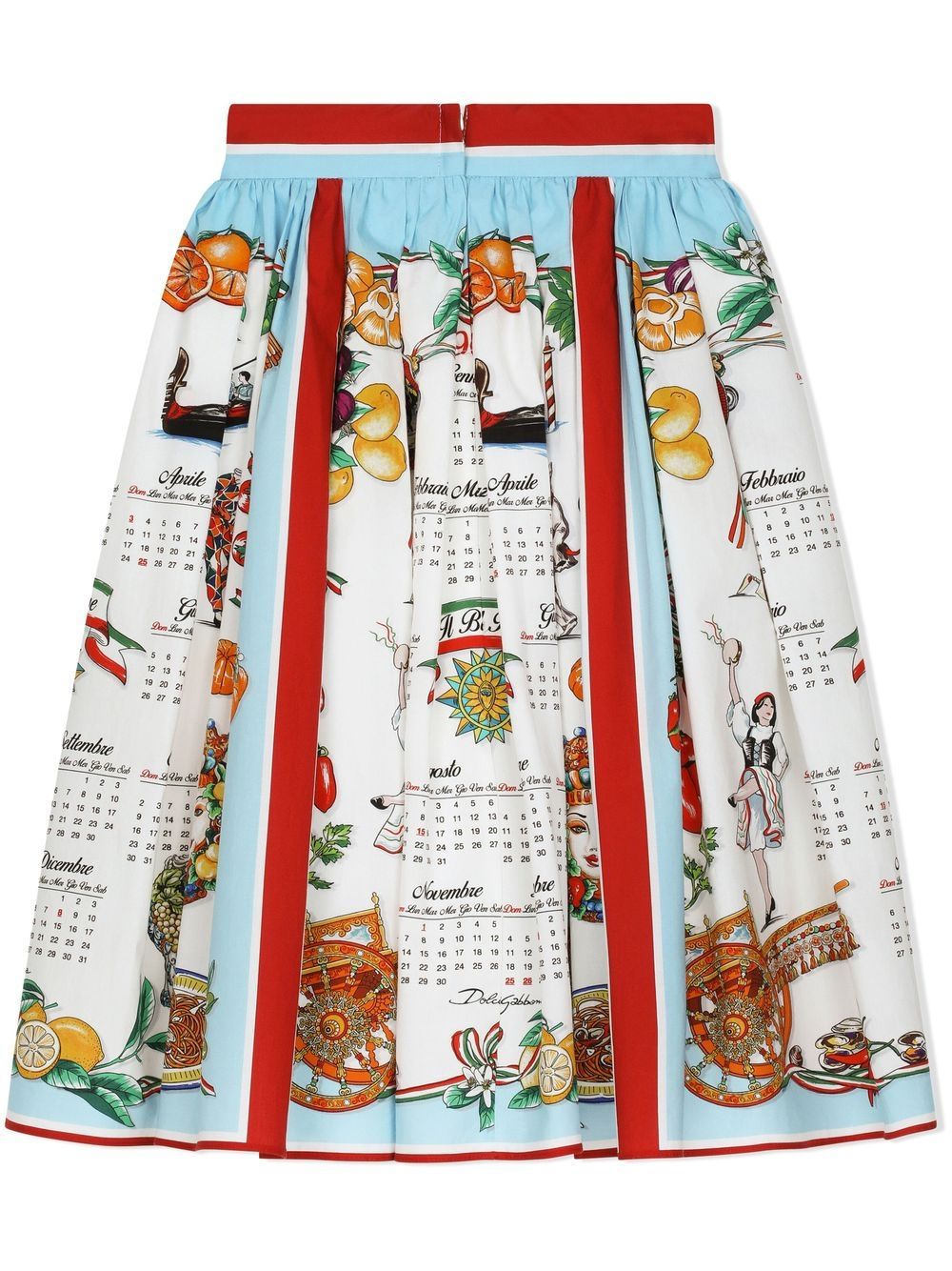 Dolce & Gabbana Kids Rok met print - Wit