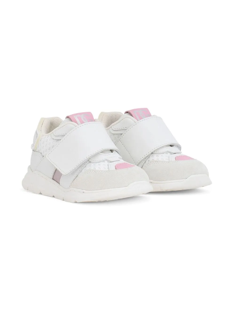 

Dolce & Gabbana Kids logo-print touch-stripe sneakers - White
