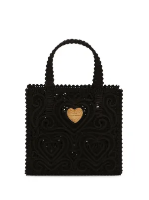 希少 Dolce & Gabbanaレザーショルダーバッグ ブラック