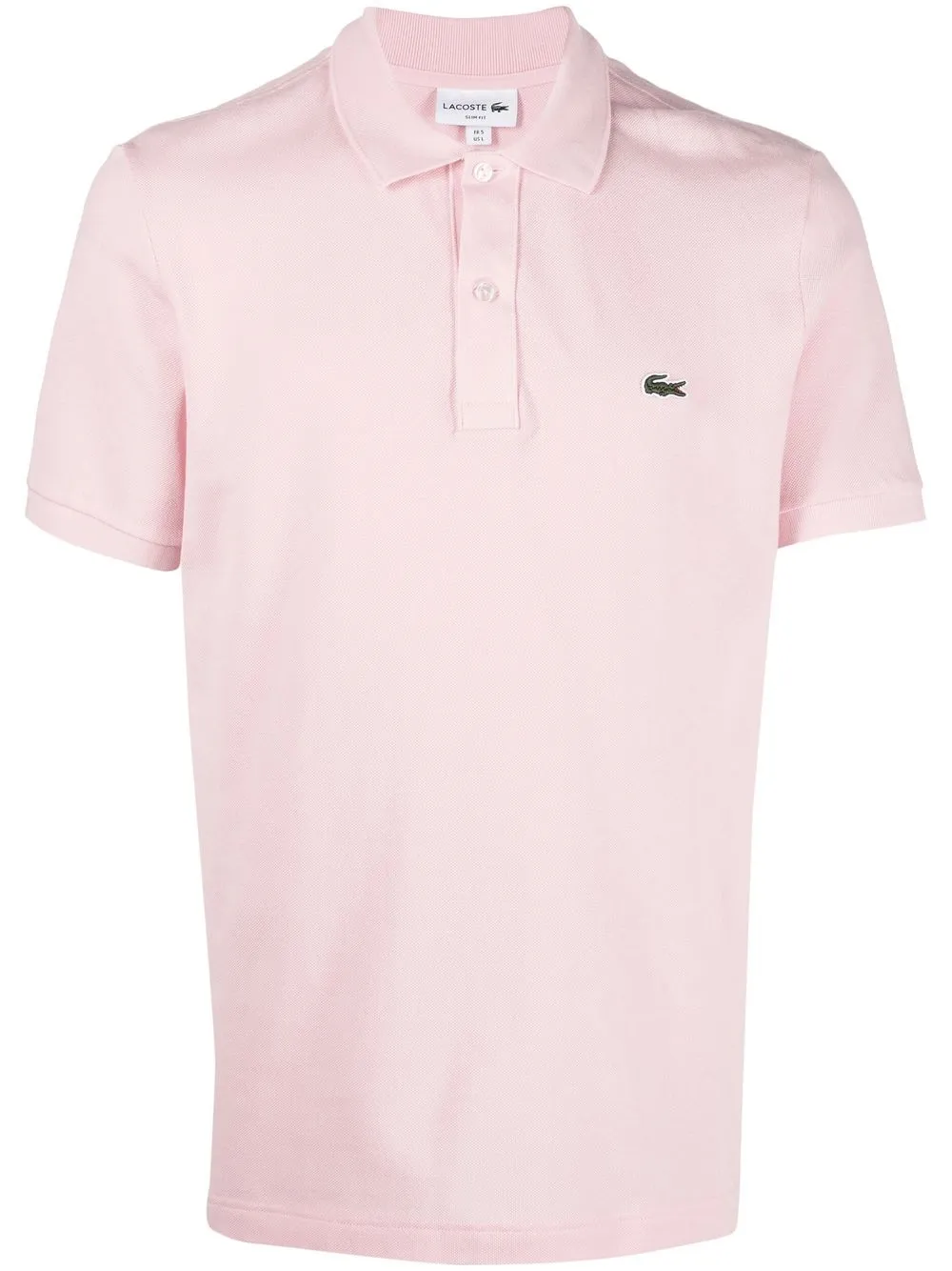 

Lacoste embroidered-logo short-sleeve polo shirt - Pink