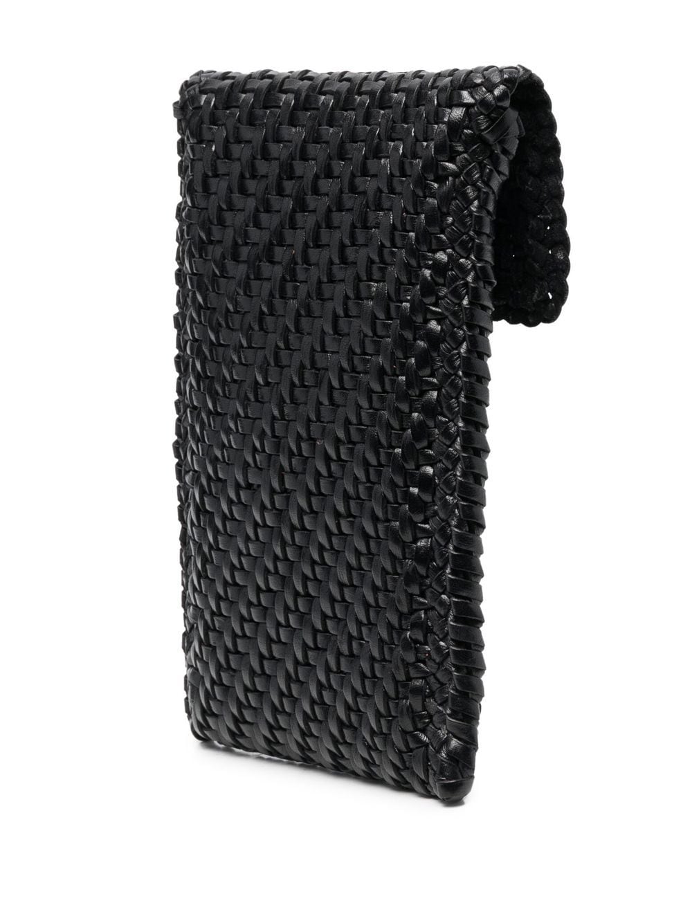 Shop Dragon Diffusion Interwoven-design Phone-case Bag In Schwarz