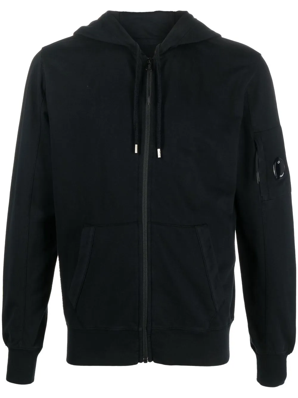 

C.P. Company hoodie con cierre y logo - Negro