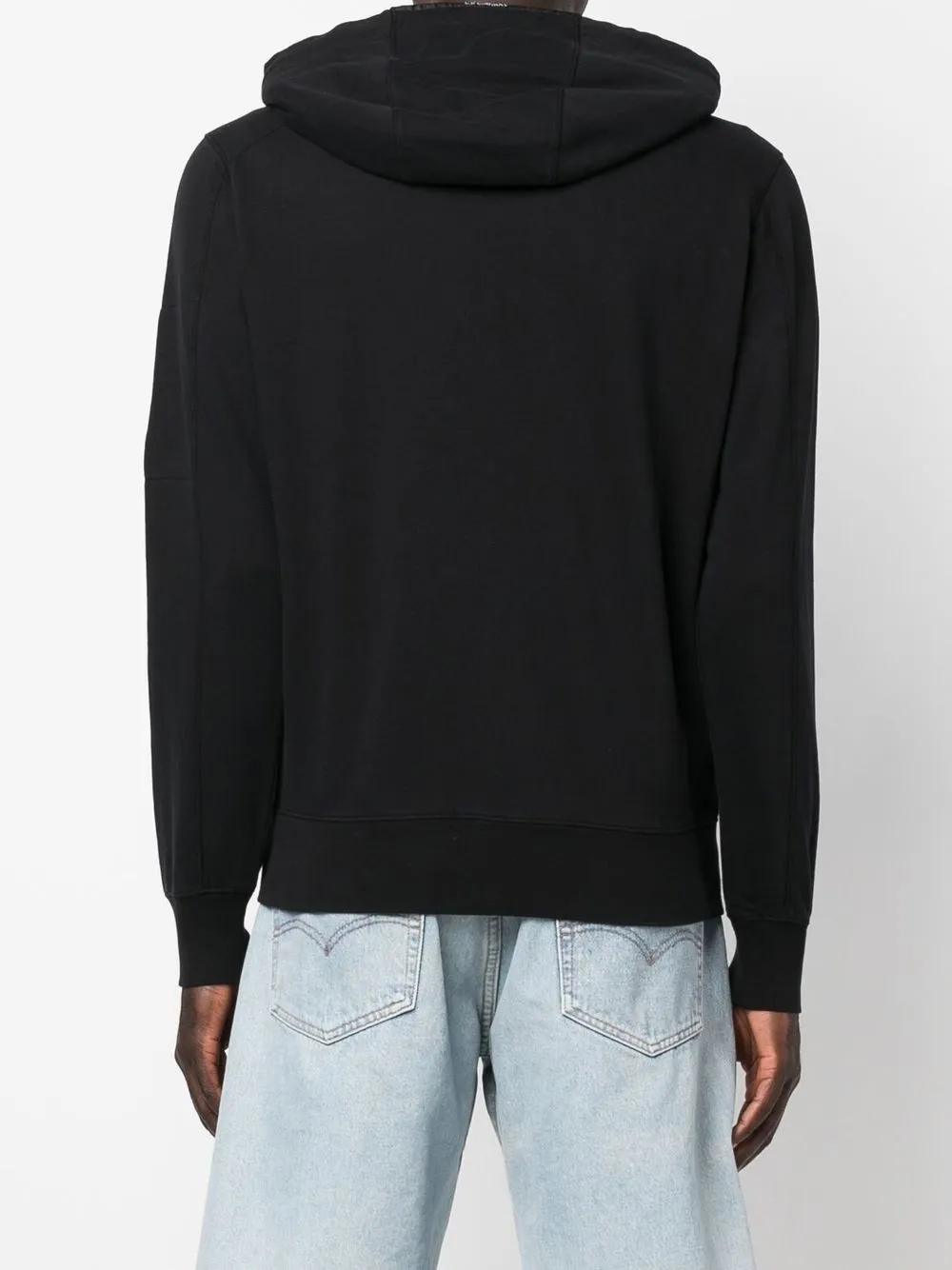 logo-zipped Hoodie