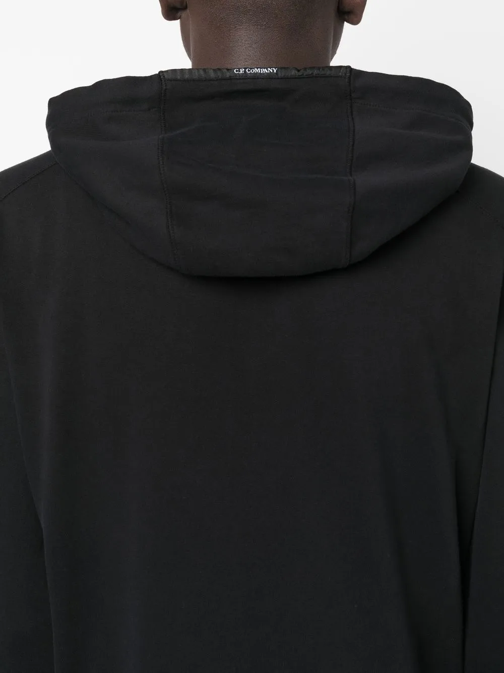 logo-zipped Hoodie