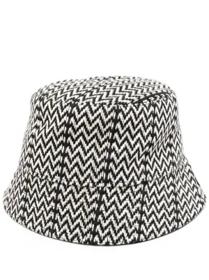 Cappello bucket con applicazione Farfetch Uomo Accessori Cappelli e copricapo Cappelli Cappello Bucket Nero 