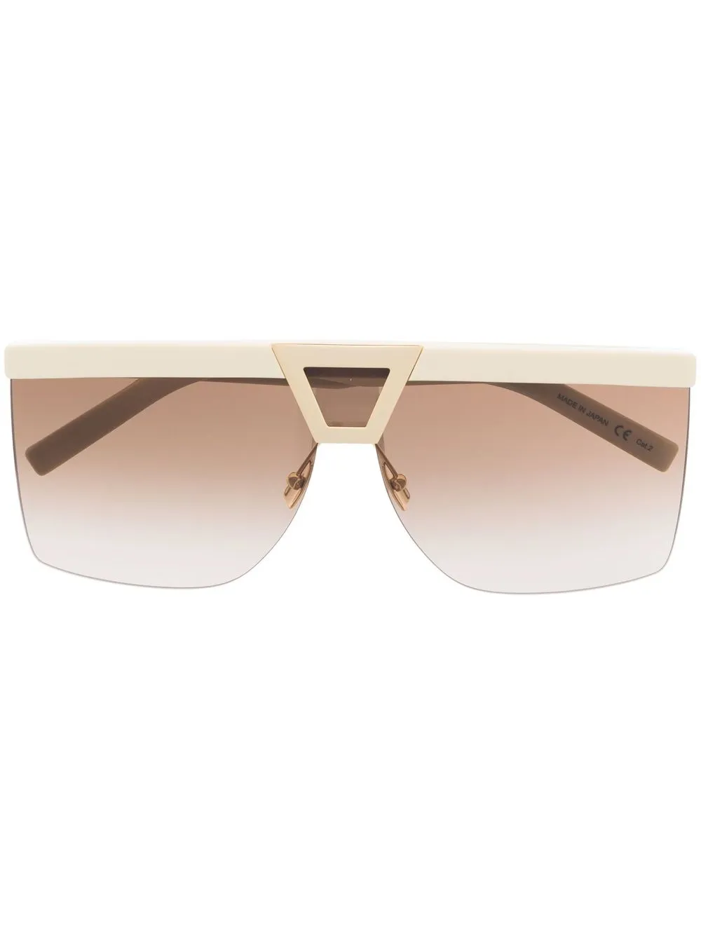 

Saint Laurent Eyewear square tinted sunglasses - Neutrals