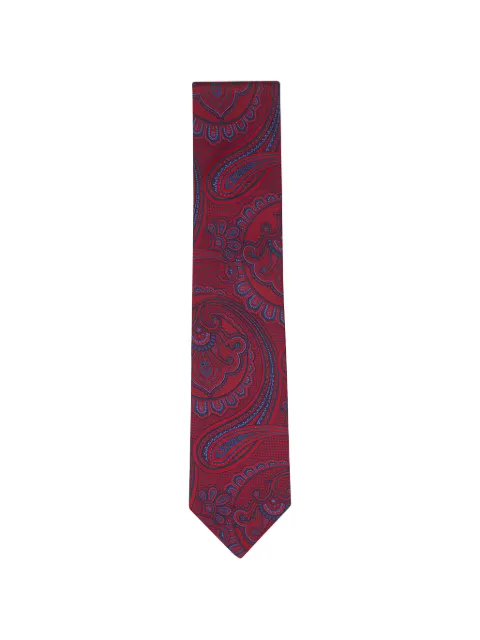 Canali paisley-print tie