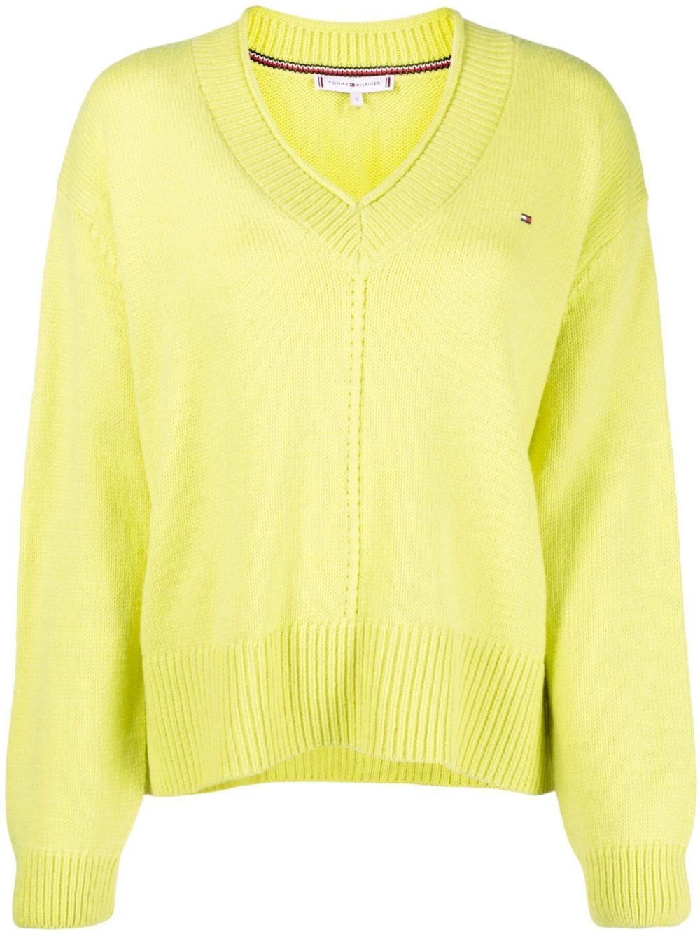 Tommy hilfiger v deals neck jumper womens