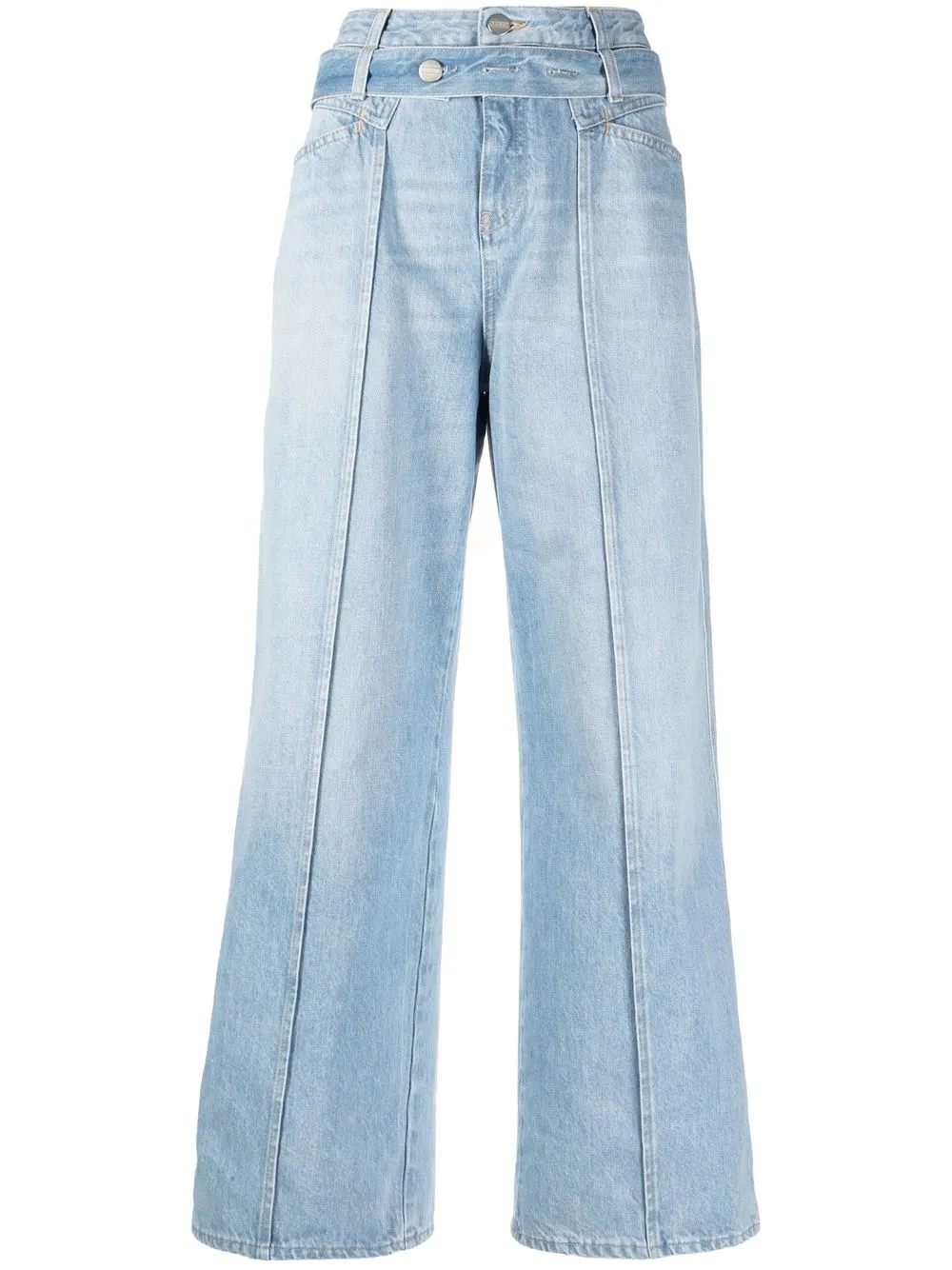 

Closed belted wide-leg jeans - Blue