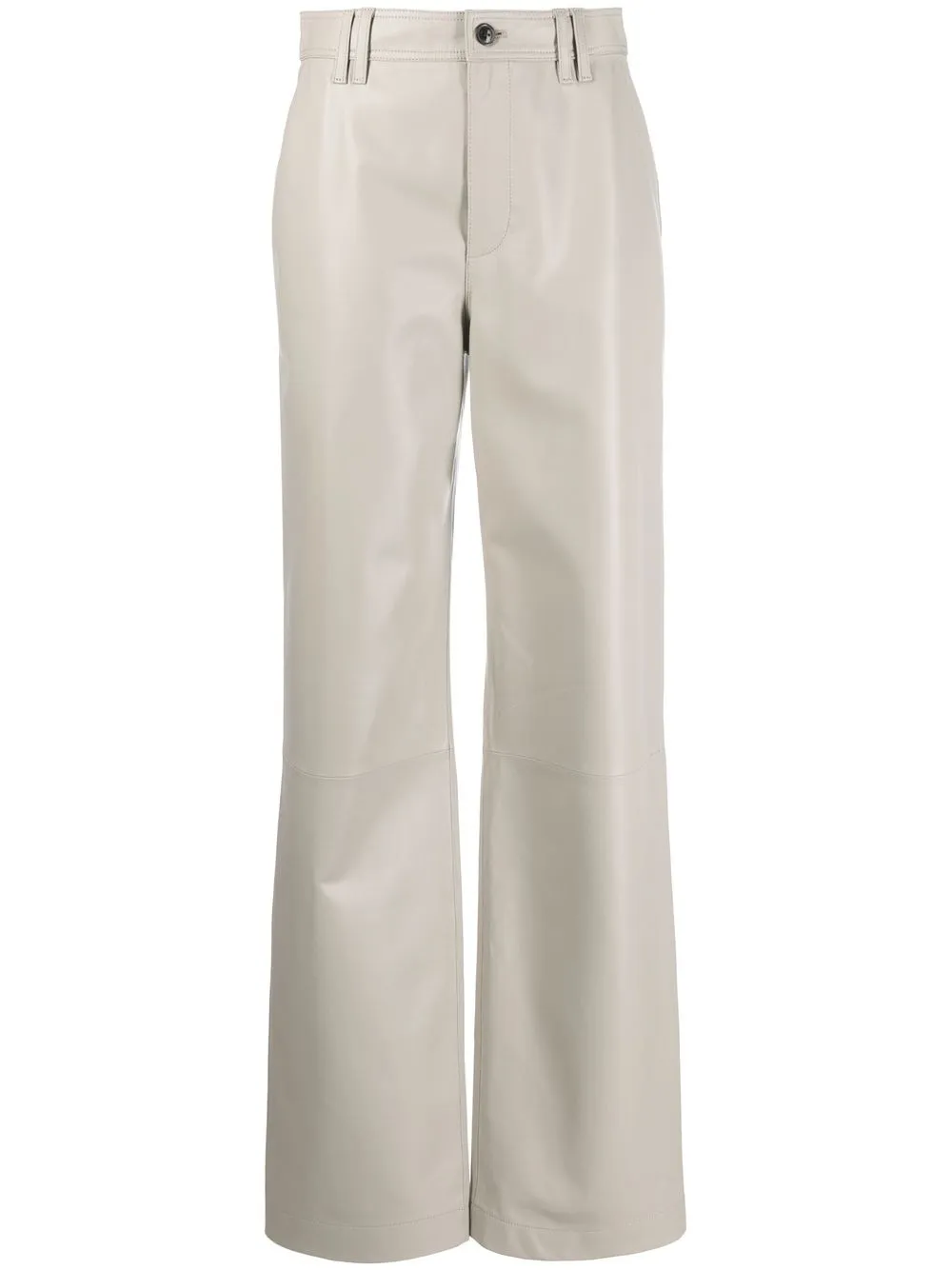 

Closed Braden leather trousers - Grey