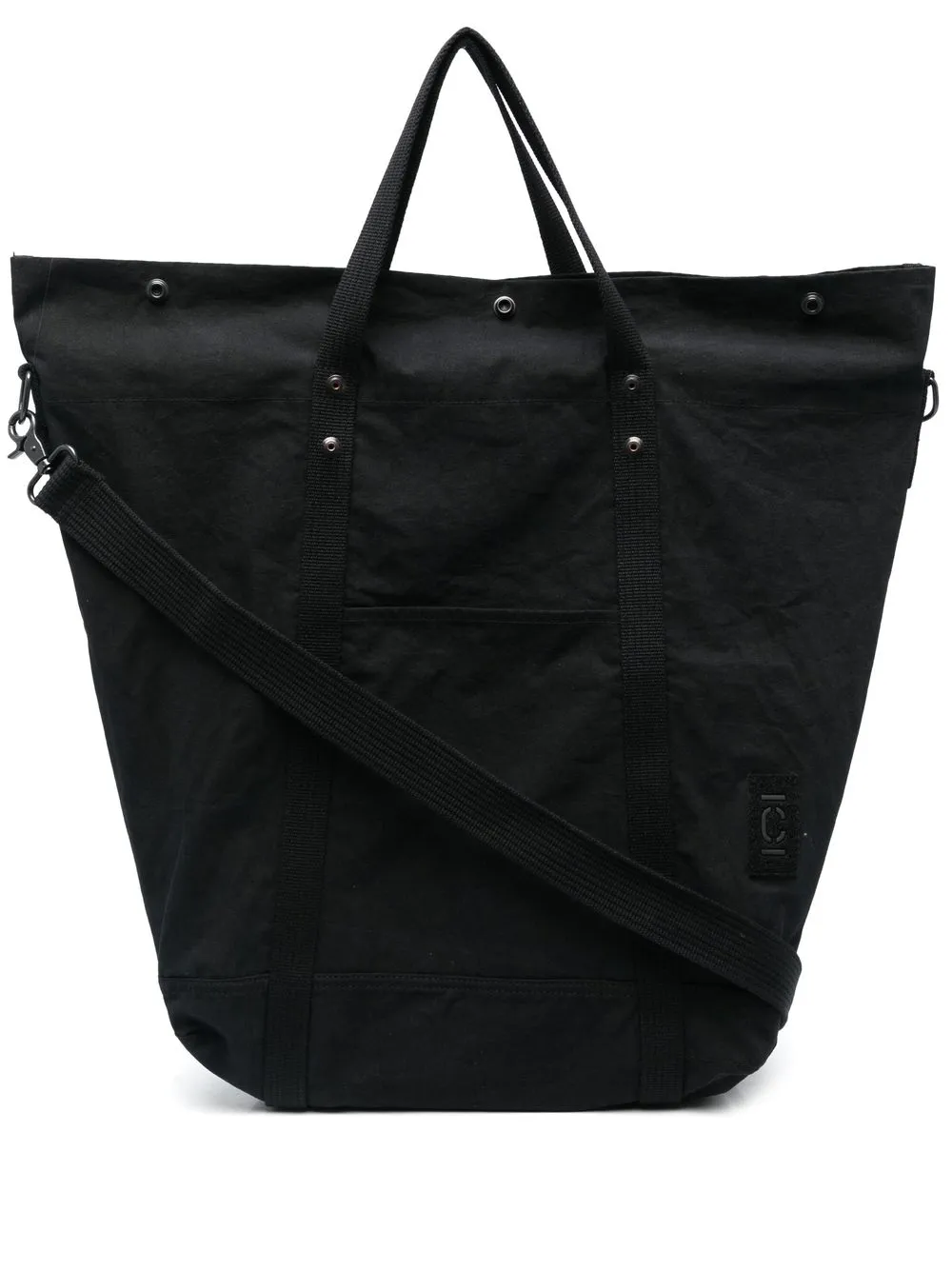 

Closed tote con asa - Negro