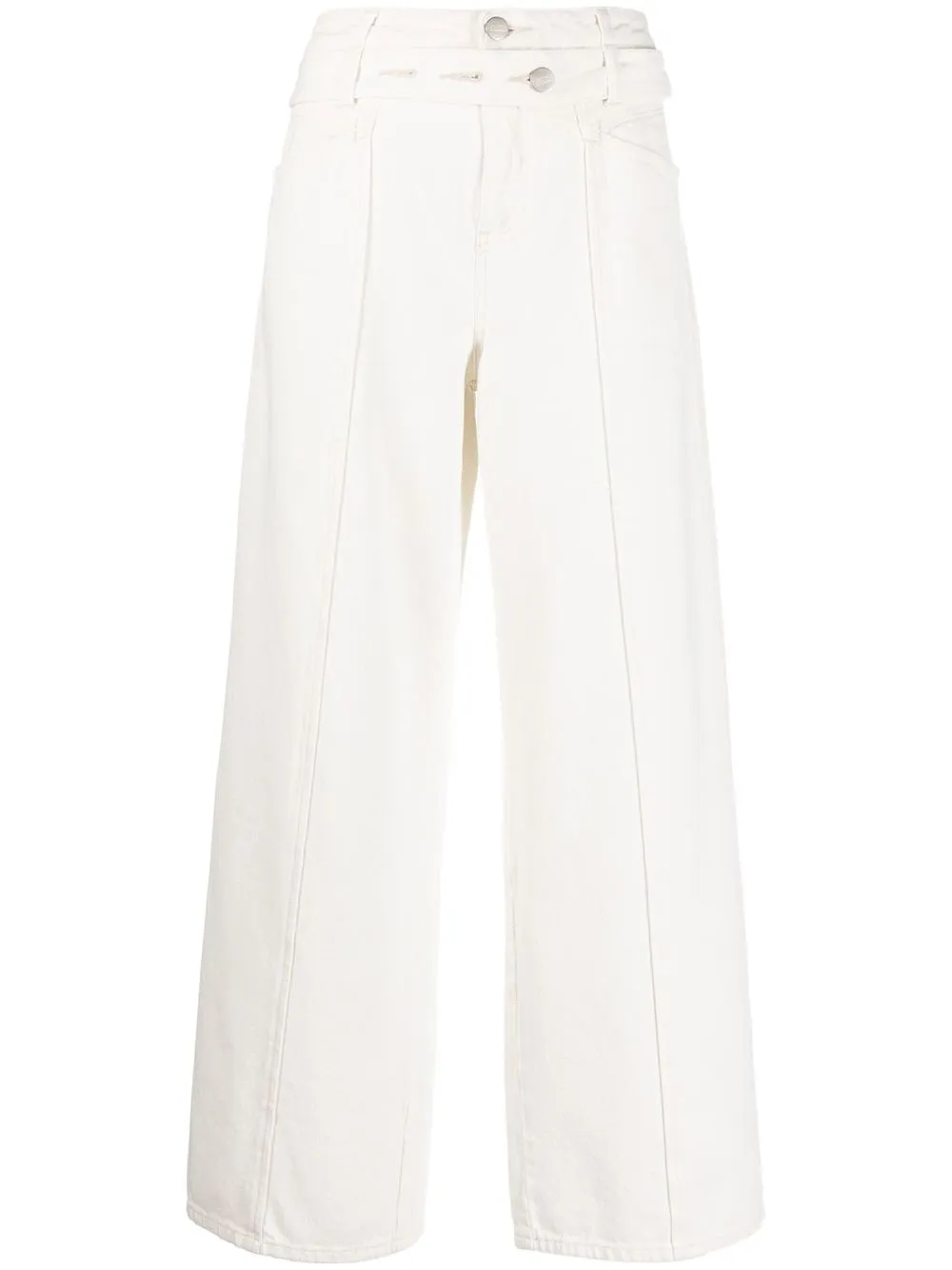 

Closed X-Press flared wide jeans - White