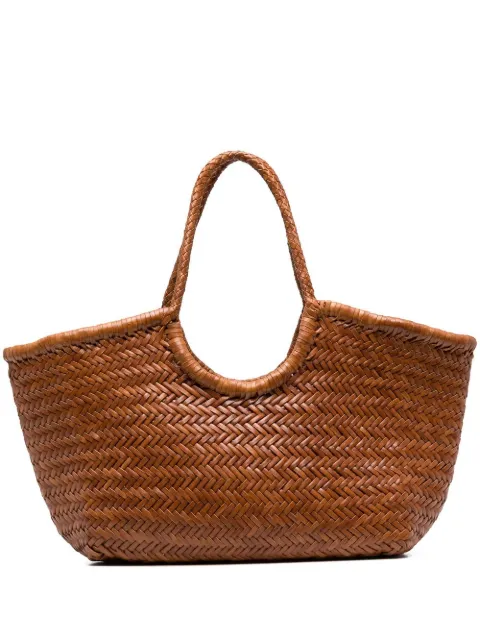 DRAGON DIFFUSION Nantucket interwoven leather tote bag