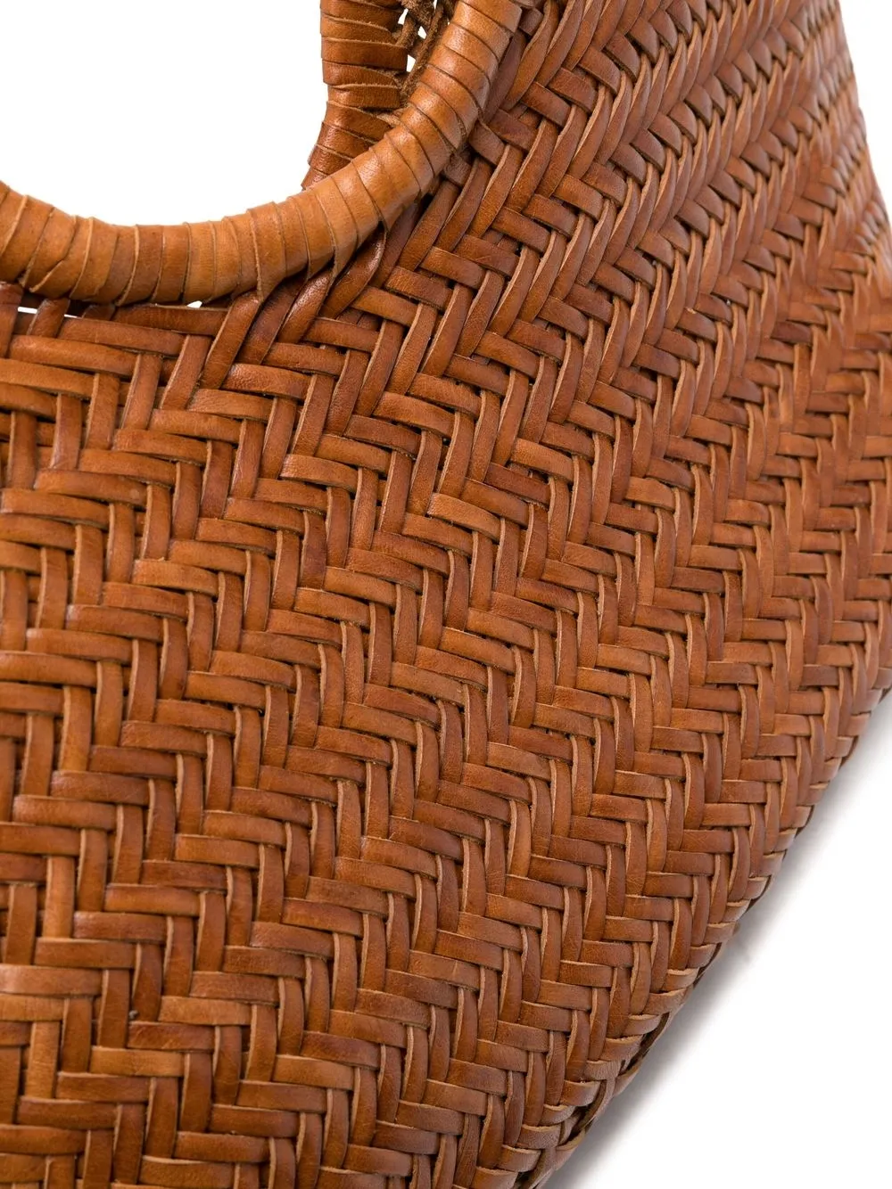 Nantucket Interwoven Leather Tote Bag