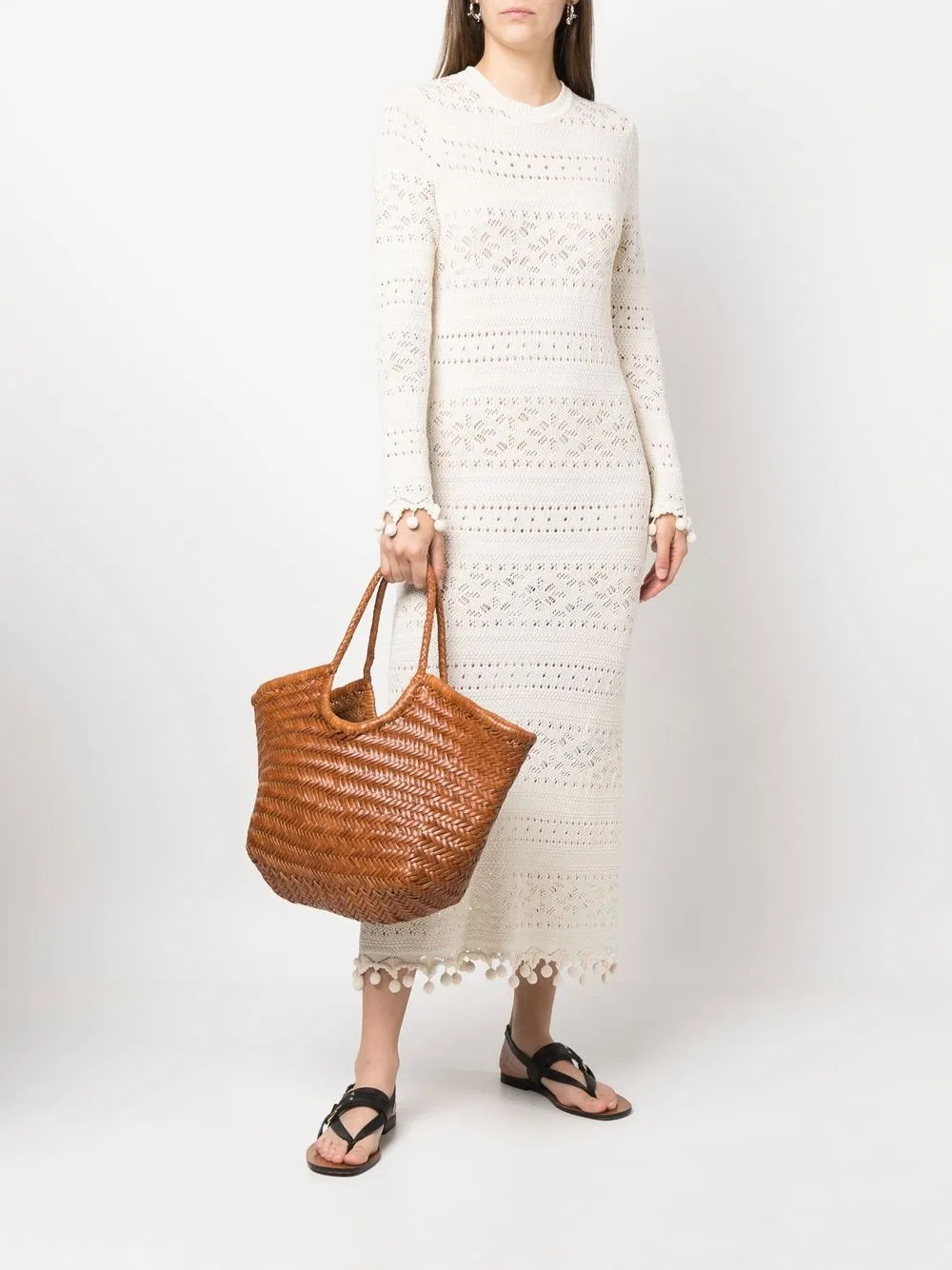 DRAGON DIFFUSION Nantucket leren shopper - Bruin